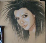 Portrait-crayon-commande-Bill-Kaulitz-Ambroise-Creich